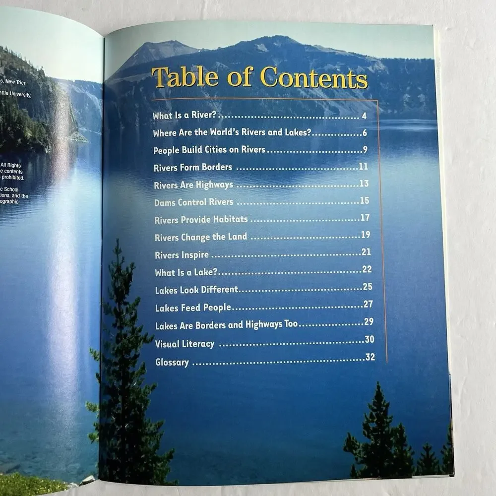 National Geographic Reading Expeditions The Land Around Us Rivers and Lakes